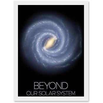 Stellar Frontier: NASA Milky Way Spiral Galaxy Framed Poster