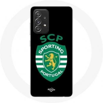 Funda Samsung Galaxy A52 SCP Sporting Portugal fondo negro