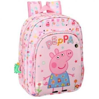 Mochila Escolar Infantil Peppa Pig 260x110x340 mm