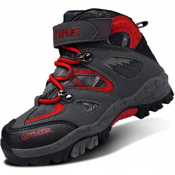 VITIKE Jungen Schneestiefel, Warmfutter, Rot, Gr.