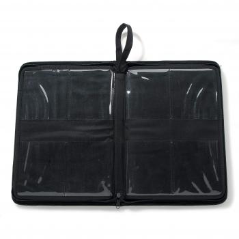 Darice Premium Black Nylon Folder Organizer with Embossing
