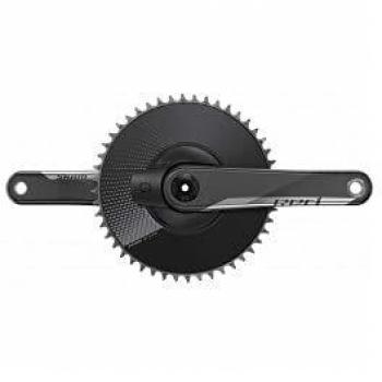 SRAM AXS D1 Quarq DUB 165mm BB – Black Unisex Adult