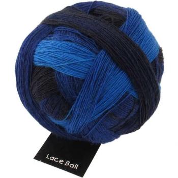 Ovillo de lana Schoppel-Wolle 2134 color azul