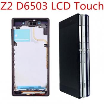 Écran complet avec cadre pour SONY Xperia Z2 D6502 D6503 D6543