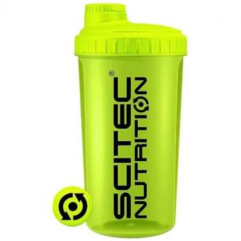 Contenant de Protéines SCITEC 700 ml – Jaune, Sécurisé & Résistant