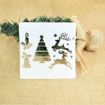 Ensemble créatif de Noël 7 pochoirs