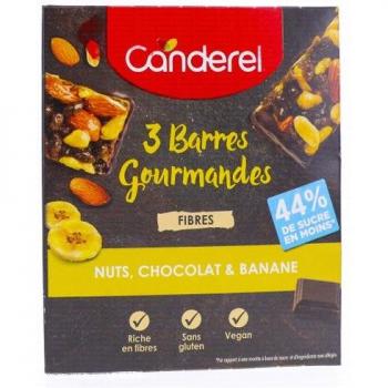 Canderel Nuez & Chocolate con Banana: Barritas Gourmet