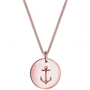 Elli Maritimes Anker‑Münzenketten-Set – Damen, 1 ct
