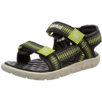Timberland Unisex-Kinder Sandalen, Perkins Row-Webbing, Grau