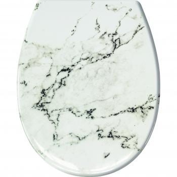 Abattant WC Universel KLEINE WOLKE Marble Duroplast Inox