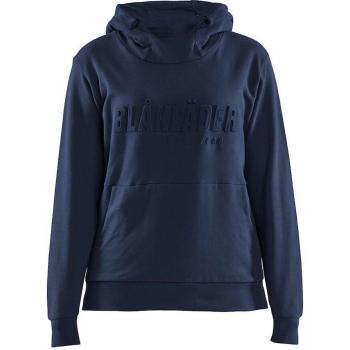 Felpa Estiva 3D Donna BlakLader Blue Navy Cappuccio
