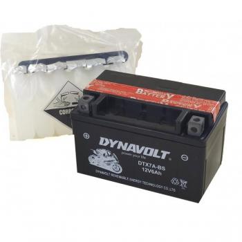 Dynavolt Batterie Plomb Moto 12 V 6 Ah 85 A DTX7A‑BS