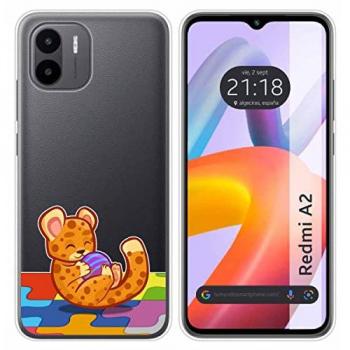 Funda TPU Transparente Xiaomi Redmi A2 Leopardo