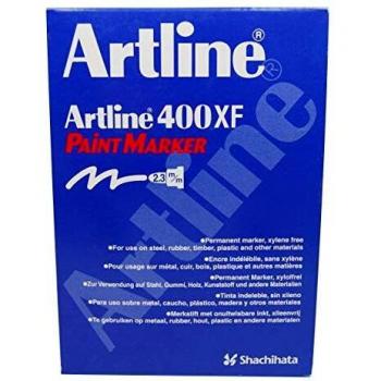 Marcatore artline A 400 punta tonda a vernice giallo