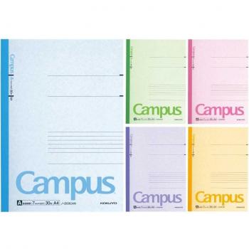 A4 Campus Note Color Cover Pack (5 Colors), Ruled – KOKUYO 203CAX5
