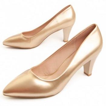 Montevita Frauen Schuhe Absatz Sloon8 goldfarbig 38