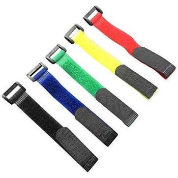 Adjustable Hook and Loop Cable Straps 50PCS