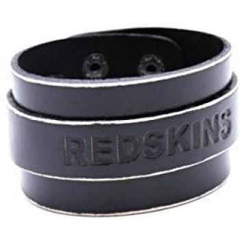 Bracelet cuir noir homme Redskins 285101