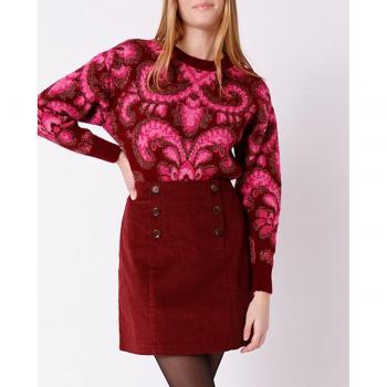 Falda de micropana con botones para mujer Naf Naf
