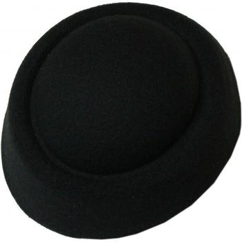 Mini béret d'hôtesse rétro en feutre