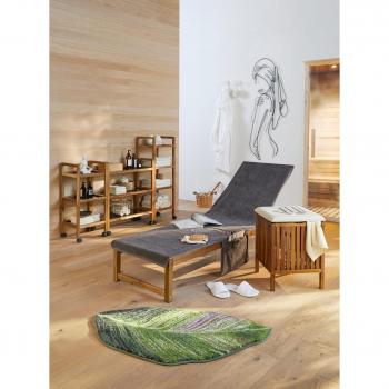 Badematte GRUND – Grün, Rechteck, 45 × 60 cm (1 Stück)