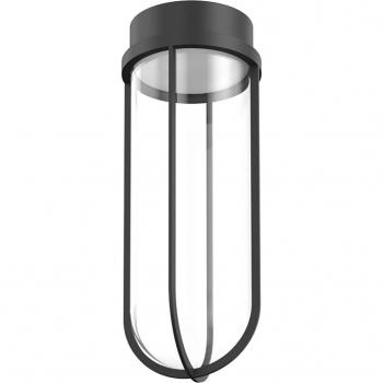 White Heat FLOS In Vitro Ceiling Lamp – Black Finish