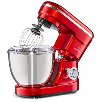 Klarstein Bella Mini Whisk Machine 1200W 6 Speeds 4L Stainless Steel