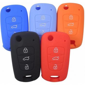 Folding Silicone Key Shell for Hyundai I30 I35 iX20 iX35 Ix30 (3 Buttons)