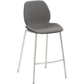 Barhocker MAYER SITZMÖBEL mySOLO Hocker Gr. 4-Fuß-Gestell, B/H/T: 49 cm x 97 cm x 53 cm, schwarz (anthrazit, meliert, schwarz)