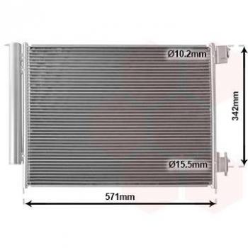 VAN WEZEL AC Kondensor för Captur II