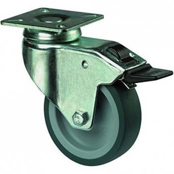 Roulette Castor 75 mm – Vis et frein pour valise A120.A80