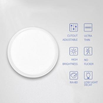 AC85-265V LED Recessed Downlight with Adapter