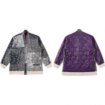 Kimono Cardigan with Color Block Design