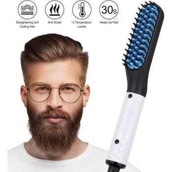 Antistatic Beard and Hair Straightening Comb