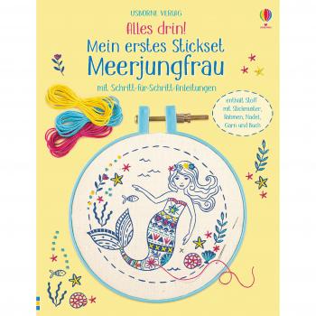 Alles drin! Mein erstes Stickset Meerjungfrau