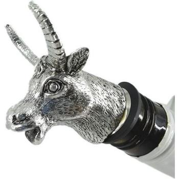 Zinc Alloy Wine Pourer with Stag Design