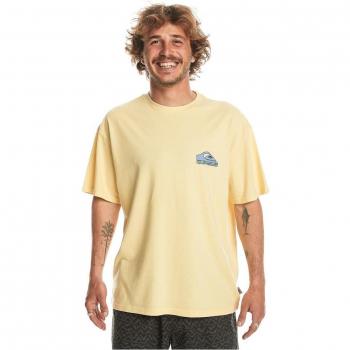 Quiksilver T-shirt A Maniche Corte Take Us Back Giallo S