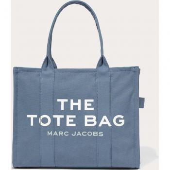 Blue Canvas Tote by Marc Jacobs