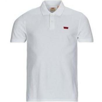 Levis SLIM HOUSEMARK POLO men's Polo shirt in White