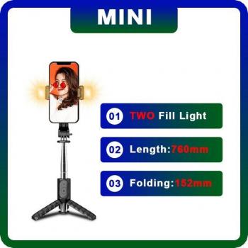 Wireless Bluetooth Mini Selfie Stick Tripod with 360° Rotation