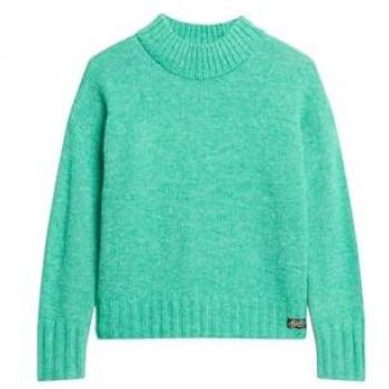 Pull col cheminée femme Superdry Essential Vert XS