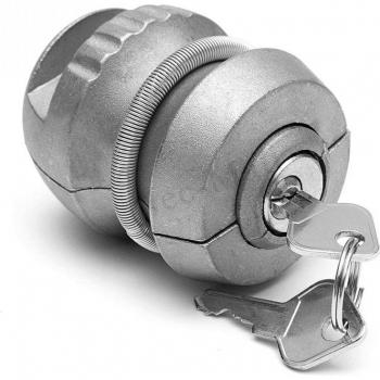 Wohnwagen‑Ball‑Sperre in Zinklegierung – 50 × 65,5 mm