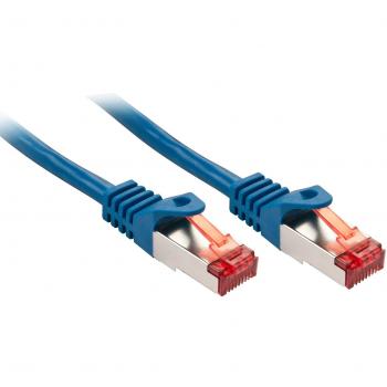 LINDY 47356 RJ45 Netzwerkkabel, Patchkabel CAT 6 S/FTP 5.00 m Blau 1 St