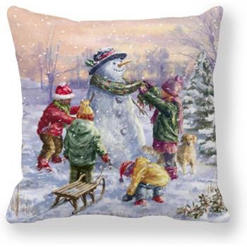 Coussin décoratif Noël Élan et Cerf