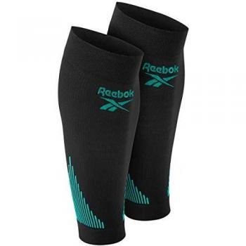 Reebok Manchon Noir de Compression Mollet Tricoté