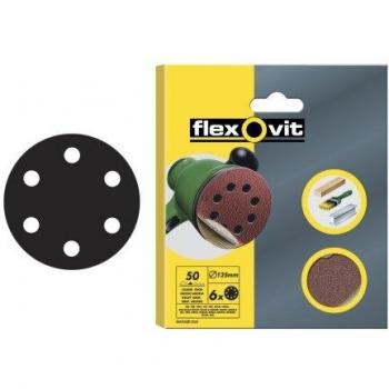 150mm Medium Grit Hook & Loop Sanding Discs 80G (Pack of 6)
