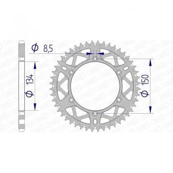 AFAM Anti-Schlamm Kettenrad Aluminium 17206520