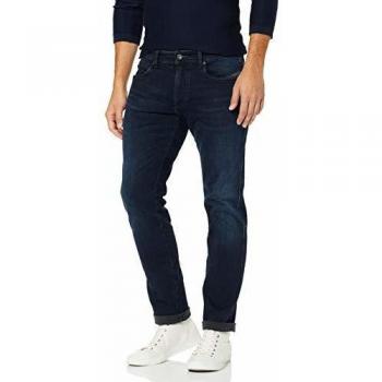 Camel Active Herren 5-POCKET MADISON Straight Jeans, Dark Blue Used 46, 31W / 32L