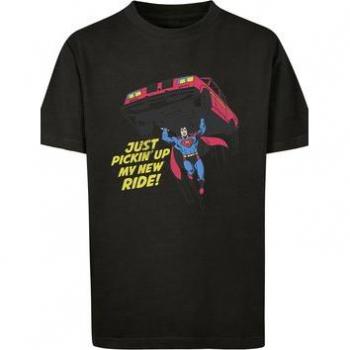 F4NT4STIC Superman Basic Tee Schwarz