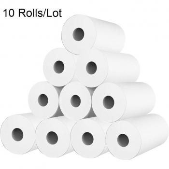 Papier photo thermique pour enfants, 10 rouleaux de 57*30mm